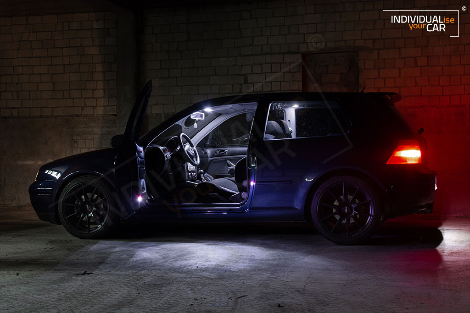 VW Golf 4 three-door LED-Kit - Pure White